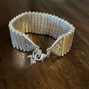 Lucky brand, sterling silver plated bracelet